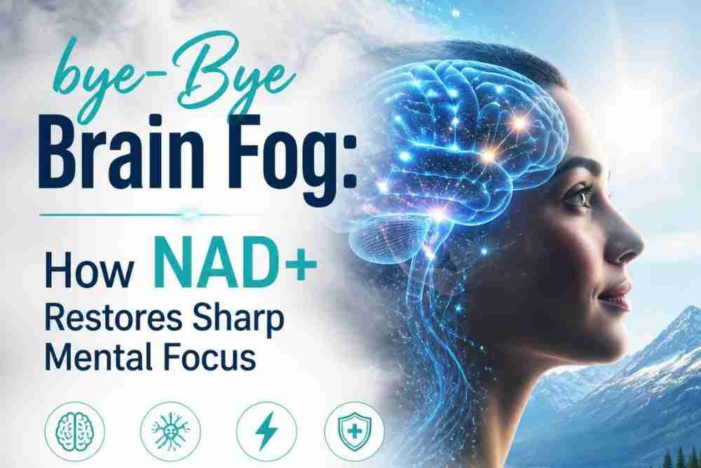 You are currently viewing Bye-Bye Brain Fog: How NAD+ Restores Sharp Mental Focus